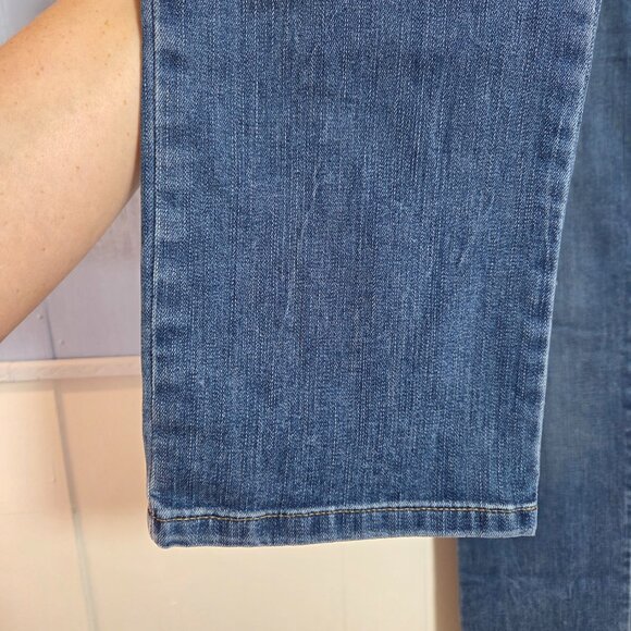 Lee 14 Long Medium Wash Relaxed Fit High Rise Straight Leg Jeans - Picture 4 of 11